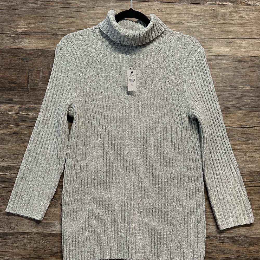 Talbots Gray Turtleneck Sweater
